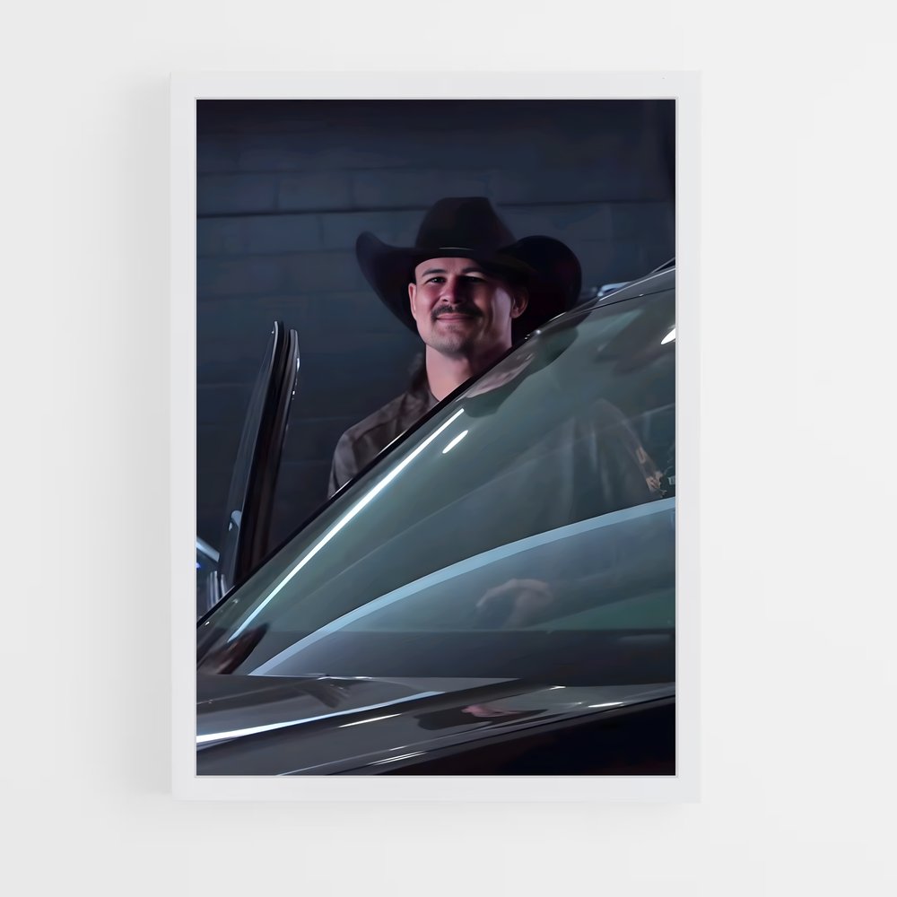 Poster Dans la Voiture – affiche MMA (vue 3)